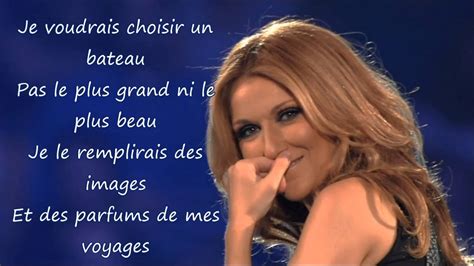 celine dion paroles